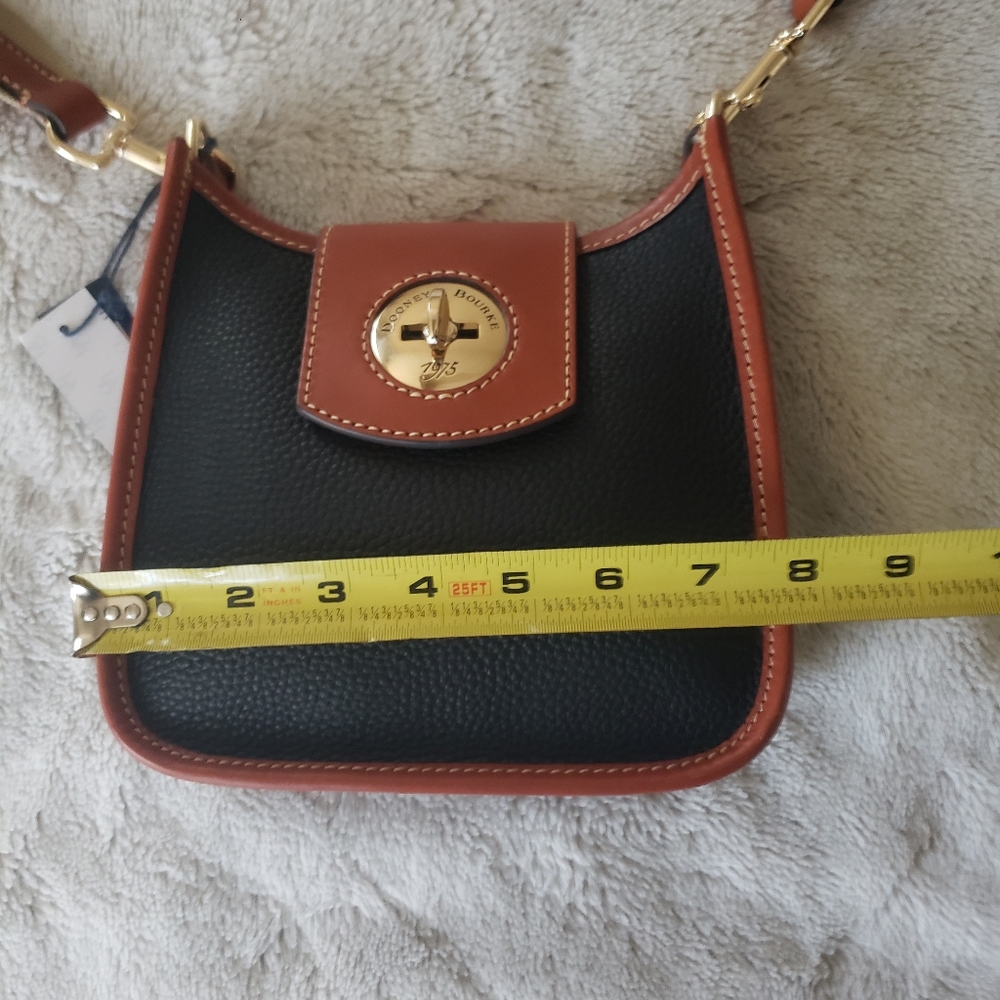 Dooney & Bourke Black and Brown Crossbody Bag - Picture 7 of 10